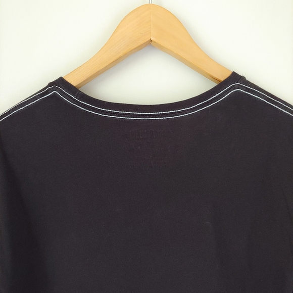 True Religion T Shirt Short Sleeve Size Large Black - Picture 6 of 10